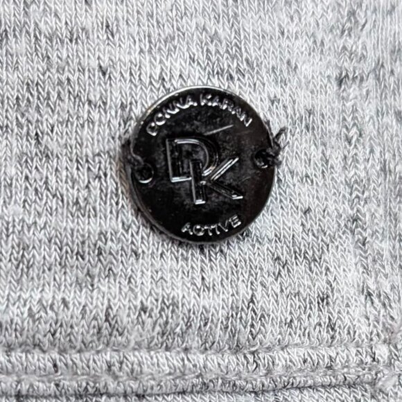 Donna Karan Active Grey Sleeveless Hoodie - Picture 7 of 9